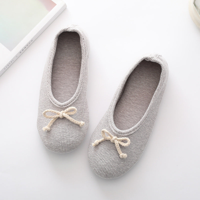 Maternity Indoor Floor Household Shoes Cotton Slipper Female