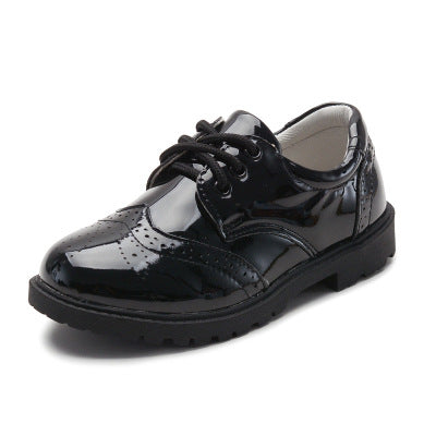 Boys' Leather Shoes, Children's Shoes, British Casual Single Shoes, Student Performance Shoes