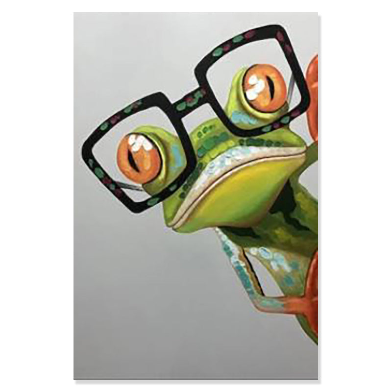 Frog Graffiti Art Abstract Animal Poster