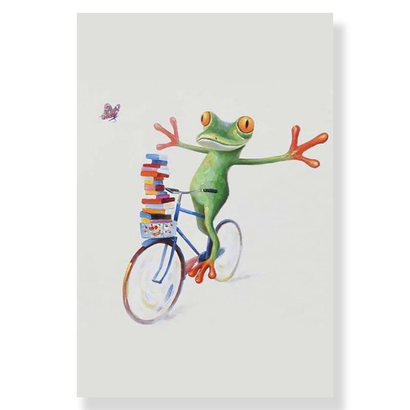 Frog Graffiti Art Abstract Animal Poster