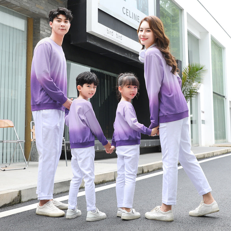 Family Photo Sweater Mother And Daughter Pants Autumn And Winter