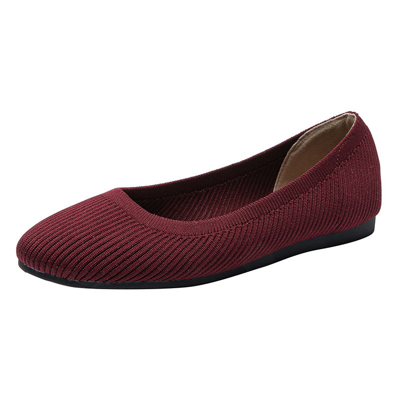 Flat Shoes Female Fashion Trend Round Head